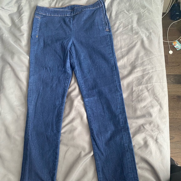 H&M side zip blue jeans - Picture 1 of 1